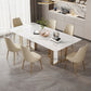 Nordic Dining Set 1/4/5/7 Pieces Rectangle Stone Dining Table for Dining Room Clearhalo 'Dining Room Sets' 'Dining Tables & Seating' 'dining_room_set' 'furn' 'furn_dining_room_set' 'Furniture' 'Kitchen & Dining Furniture' 1200x1200_1136ba8d-0c98-4fa8-8b3d-372f1175b1d5