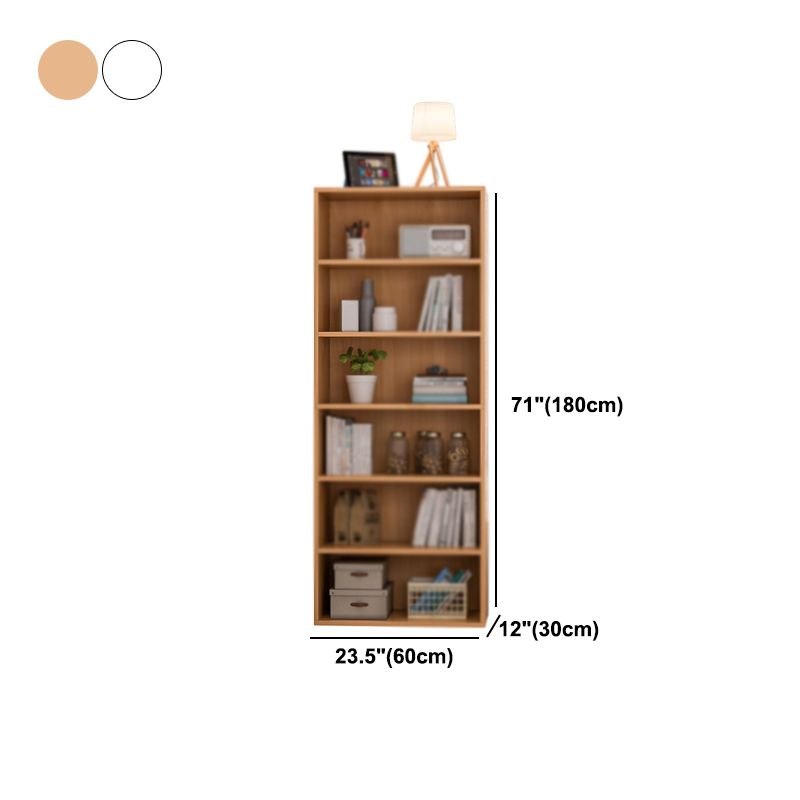 Contemporary Style Bookshelf Engineered Wood Closed Back Shelf Bookcase Clearhalo 'Bookcases' 'Furniture' 'furniture_bookcases' 'kitchen' 'kitchen_bookcases' 'Living Room Furniture' 'Office Furniture' 1200x1200_1137ba48-ac46-44dc-9a89-a6c6a2e5a081