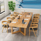 Rectangle Wood Color Dining Table Solid Wood Table Modern with Double Pedestal Clearhalo ' dining_table' 'Dining Tables & Seating' 'Dining Tables' 'furn' 'furn_dining_table' 'Furniture' 'furniture_dining_table' 'Kitchen & Dining Furniture' 'kitchen&dining_furn' 'kitchen' 'kitchen_dining_table' 1200x1200_113829e2-a19c-493b-ae47-ea26e2344e33