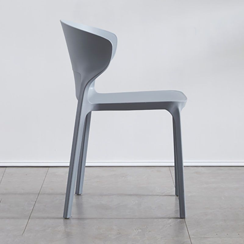 Scandinavian Plastic Dining Armless Chair Wingback Side Chair Clearhalo 'Dining Chairs' 'Dining Tables & Seating' 'dining_chair' 'furn' 'furn_dining_chair' 'Furniture' 'furniture_dining_chair' 'Kitchen & Dining Furniture' 1200x1200_11382efc-7f10-4eef-a7c4-443d59a4b07d