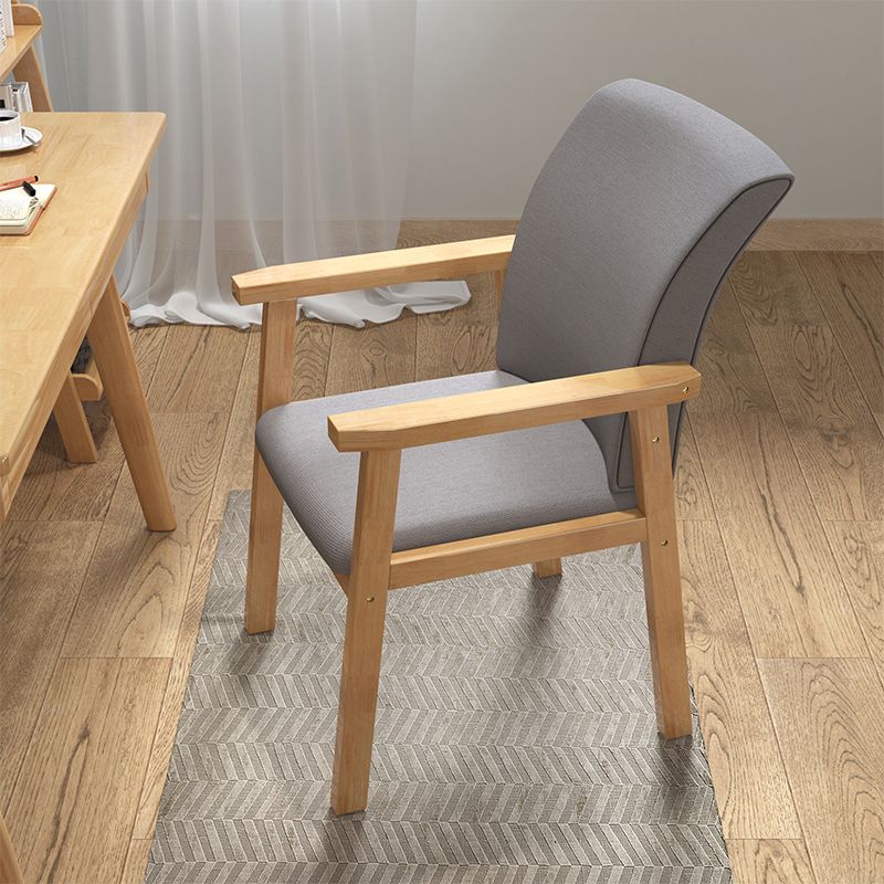 Wooden Contemporary Style Dining Arm Chair Indoor Kitchen Side Chairs of 18'' Wide Clearhalo ' kitchen&dining_furn' 'Dining Chairs' 'Dining Tables & Seating' 'dining_chair' 'furn' 'furn_dining_chair' 'Furniture' 'furniture_dining_chair' 'Kitchen & Dining Furniture' 'kitchen' 1200x1200_113ac3ab-636e-4df0-b5ec-19d1cc6cbaf7