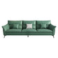 Contemporary 33.46" H Green Faux Leather Pillow Top Arm Sofa Clearhalo 'furn' 'furn_sofas' 'Furniture' 'Living Room Furniture' 'Sofa' 'sofas' 1200x1200_113f1b8f-a56f-4017-93d0-4c78905ffa07