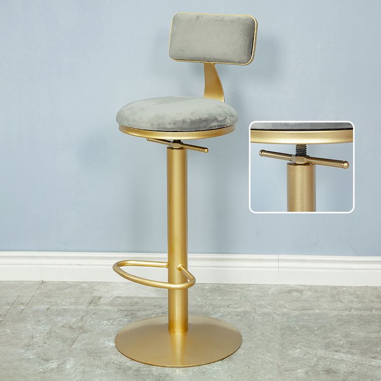 Taburetes de bar sin brazos, taburetes de comedor giratorios de altura ajustable con reposapiés