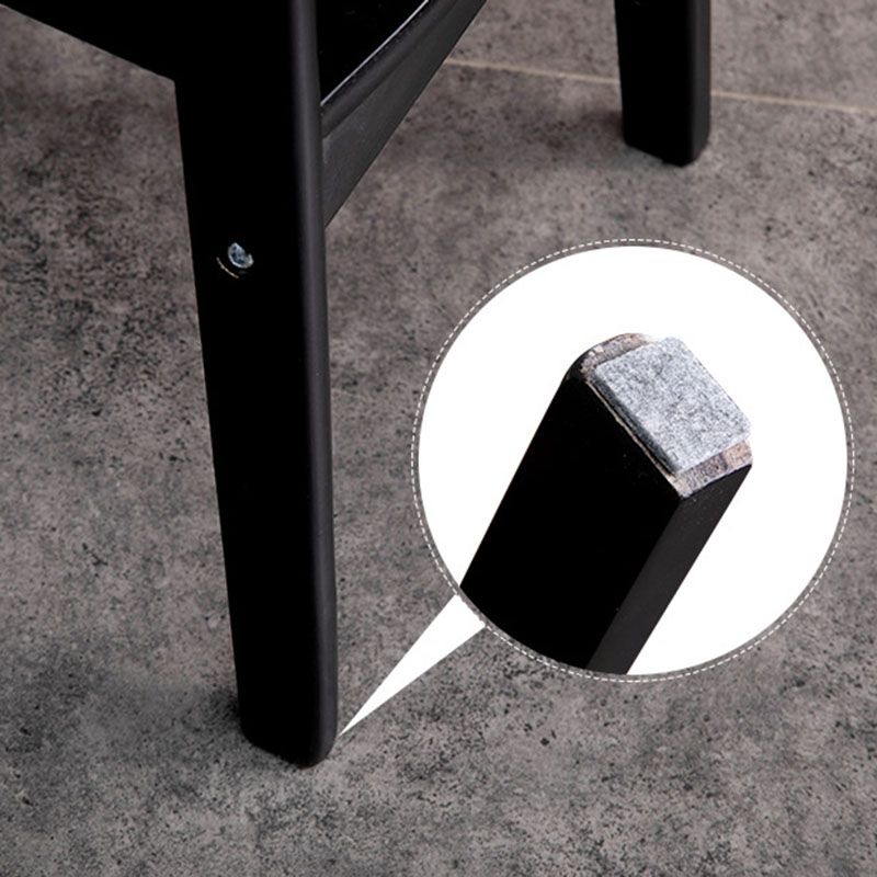 Scandinavian Rubberwood Home Stool Matte Finish Leather Barstool Clearhalo 'Bar Furniture' 'Bar Stools' 'bar_stools' 'Furniture' 'furniture_bar_stools' 'Kitchen & Dining Furniture' 1200x1200_1143d5dd-f87c-4bb0-bb8f-1cf3a16e3a22