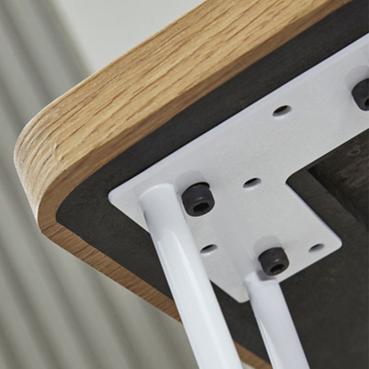 4-foot MDF Dinette Table Industrial Style Square Dining Table for Home Clearhalo 'Dining Tables & Seating' 'Dining Tables' 'dining_table' 'furn' 'furn_dining_table' 'Furniture' 'furniture_dining_table' 'Kitchen & Dining Furniture' 'kitchen' 'kitchen_dining_table' 1200x1200_11440fe5-76fe-490b-b417-77702e2003ad