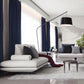 Contemporary Upholstered Solid Color Lounge Chair with Metal Legs Clearhalo 'Chairs & Seating' 'Chaise Lounge' 'chaise_lounge' 'furn' 'furn_chaise_lounge' 'Furniture' 'Living Room Furniture' 1200x1200_114411b6-aa51-4e23-82db-68b173c754de