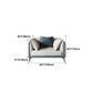 Genuine Leather Pillow Top Arm Sectional Sofa 28.35"High Cushion Back Sofa for Living Room Clearhalo 'furn' 'furn_sectionals' 'Furniture' 'Living Room Furniture' 'Sectionals' 1200x1200_1144861b-84ea-4849-a607-e90321e3171f