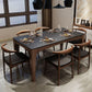 Rectangle Sintered Stone Dining Table Solid Wood Frame Dining Table Clearhalo 'Dining Tables & Seating' 'Dining Tables' 'dining_table' 'furn' 'furn_dining_table' 'Furniture' 'Kitchen & Dining Furniture' 1200x1200_11448a3e-eabd-43e1-b171-06c7ab7f010f