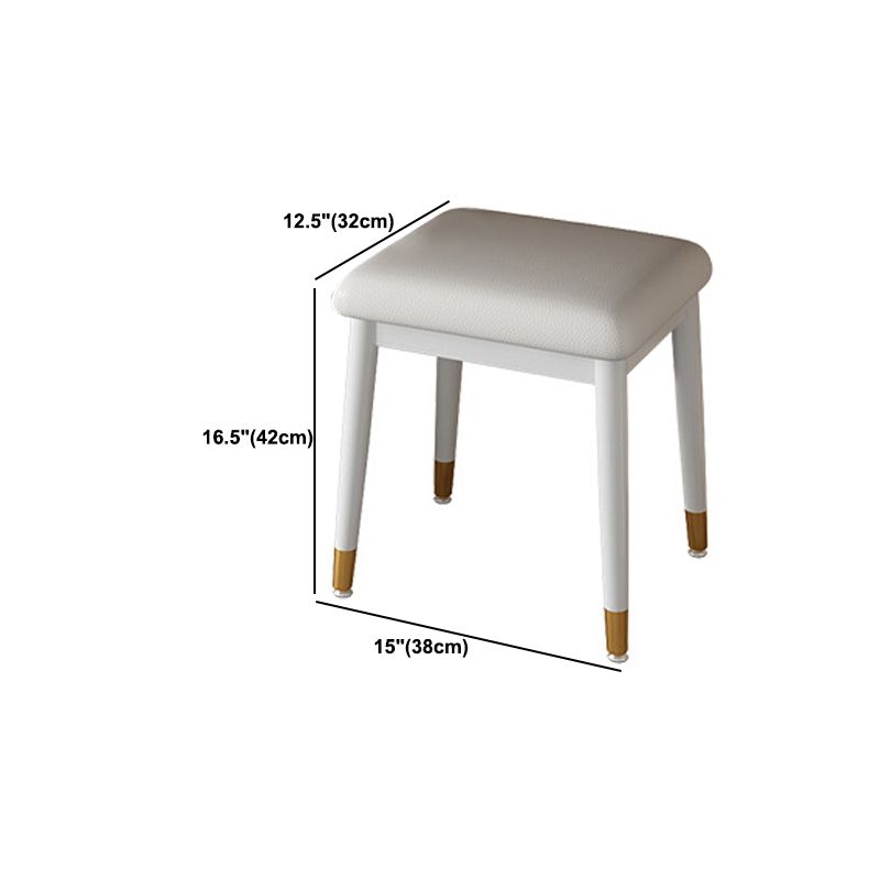 Consejo de tocador de tocador de maquillaje blanco contemporáneo tocador tocador