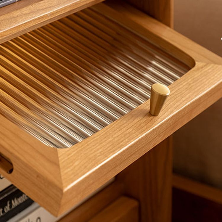 Mesa de madera mediana cajones contemporáneos gabinete de cama