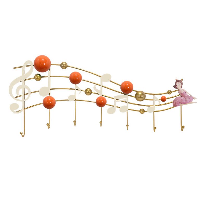 Glam Metal Hanger Courted Wall con ganchos de la colgilla del árbol del salón