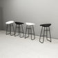 Modern Milk Tea Shop Low Back Stool Matte Finish Plastic Barstool Clearhalo 'Bar Furniture' 'Bar Stools' 'bar_stools' 'Furniture' 'furniture_bar_stools' 'Kitchen & Dining Furniture' 1200x1200_114c9e6a-027a-4ca4-92ea-f7457c738eca