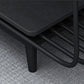 17.7" H Glam Rectangle Slate Coffee Table Iron 4 Legs Cocktail Table with Shelf Clearhalo 'Coffee & Accent Tables' 'Coffee Tables' 'coffee_tables' 'furn' 'furn_coffee_tables' 'Furniture' 'Living Room Furniture' 1200x1200_114fb213-244a-411c-8b24-5f32e27da9a8