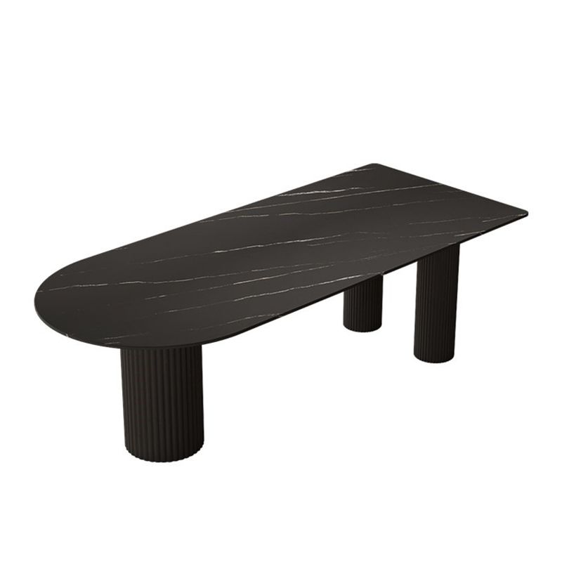 Contemporary Style Dining Table 3 Legs for Dining Room Kitchen Home Furniture