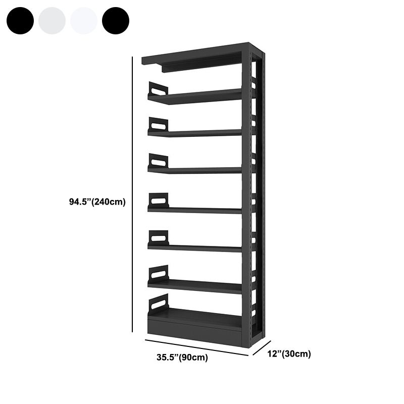 Rectangle Etagere Bookcase Modern Metal Open Bookcase with Shelves Clearhalo 'Bookcases' 'furn' 'furn_bookcases' 'Furniture' 'Office Furniture' 1200x1200_1155142e-6222-4aa3-a59e-62eb97bc7bb2