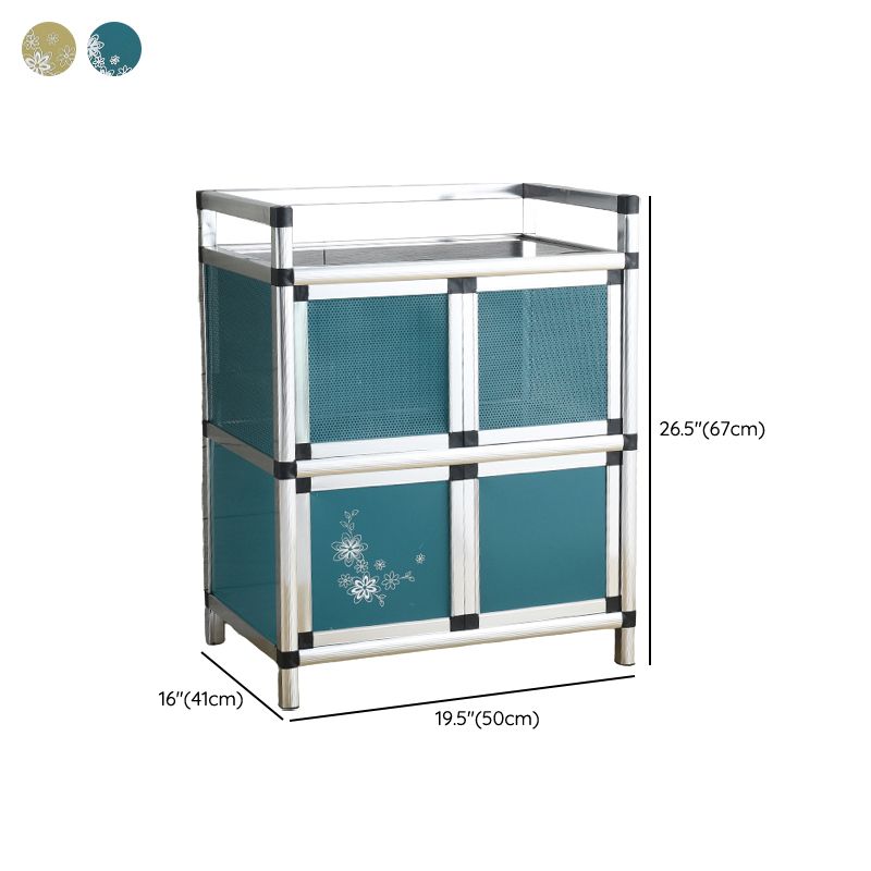 Contemporary Sideboard Cabinet Metal Sideboard Table with Doors for Dining Room Clearhalo 'buffet_sideboard' 'Buffets & Sideboards' 'furn' 'furn_buffet_sideboard' 'Furniture' 'Kitchen & Dining Furniture' 1200x1200_1157257f-6bc1-499f-9bce-49e44a05cc51