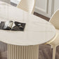 Traditional Luxury Dining Table Oval Sintered Stone White Dining Table for Home Use Clearhalo 'Dining Tables & Seating' 'Dining Tables' 'dining_table' 'Furniture' 'furniture_dining_table' 'Kitchen & Dining Furniture' 'kitchen' 'kitchen_dining_table' 1200x1200_11591a93-ff2a-43ec-aa8d-75aae132525b