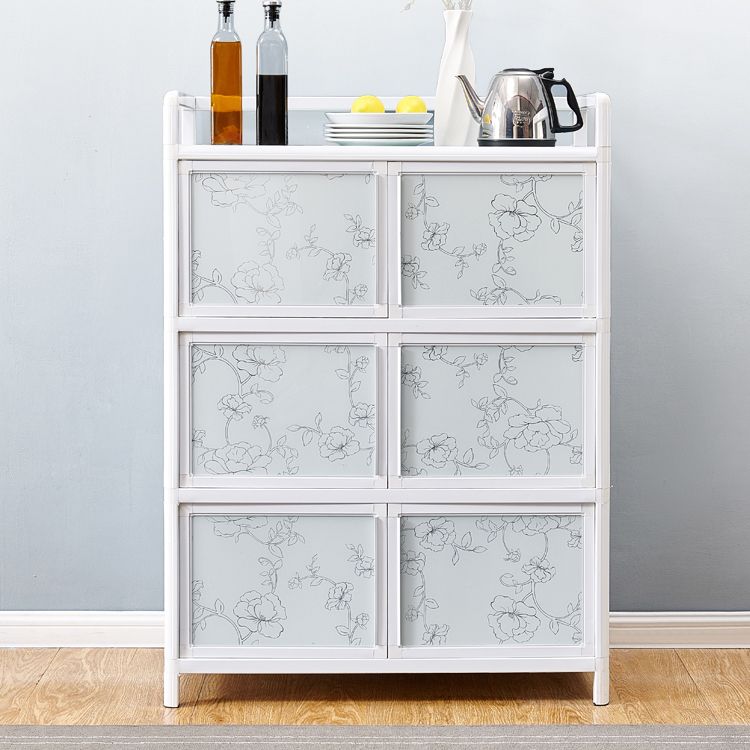 Contemporary Modern Glass Doors Sideboard Dining Room Sideboard Clearhalo 'buffet_sideboard' 'Buffets & Sideboards' 'furn' 'furn_buffet_sideboard' 'Furniture' 'furniture_buffet_sideboard' 'Kitchen & Dining Furniture' 1200x1200_11598b18-73df-4a7c-9c0e-a47631cd596e