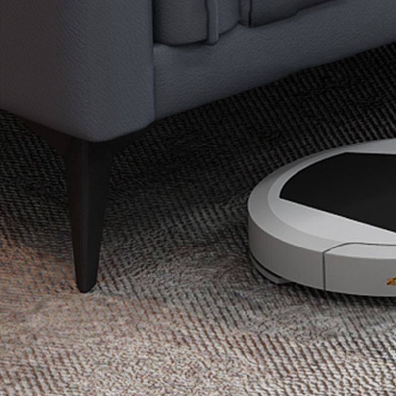 Dark Gray Faux Leather Sofa Stain-Resistant Pillow Top Arm Sectional Clearhalo 'furn' 'furn_sectionals' 'Furniture' 'furniture_sectionals' 'Living Room Furniture' 'Sectionals' 1200x1200_1159dd22-92da-4a96-b67b-48297739cd0f