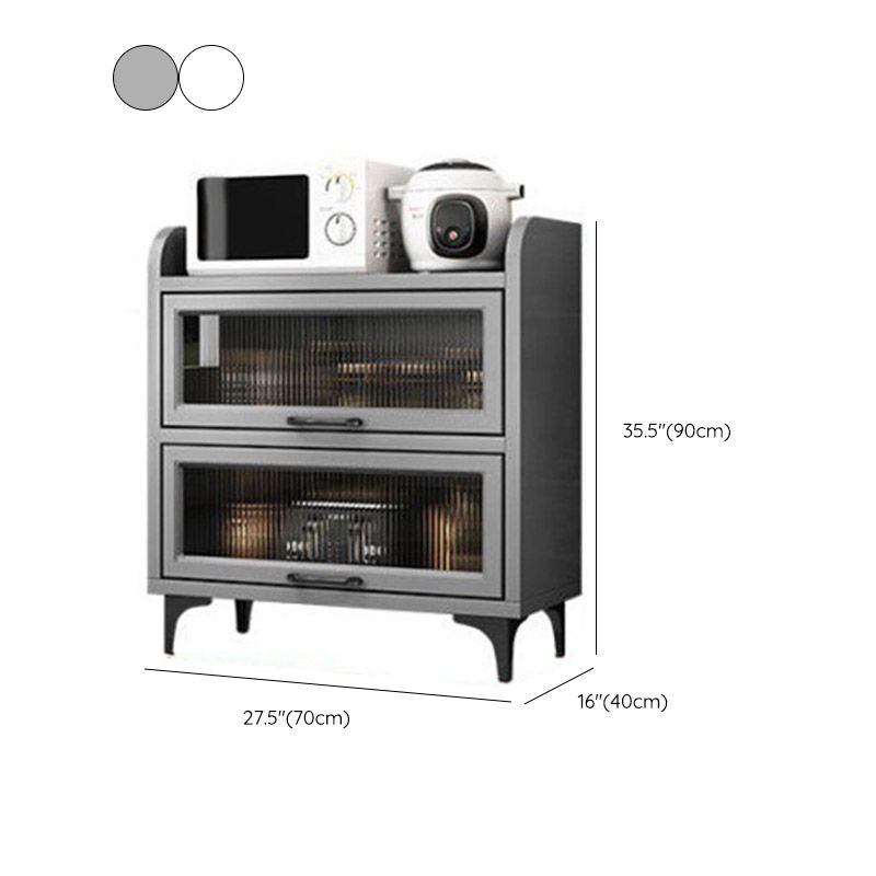 Technischer Holz Sideboard Küche Sideboard mit offener Lagerung