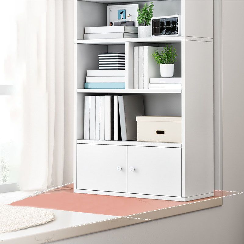 Engineer Wood Contemporary Bookshelf Closed Back Bookcase for Home Office