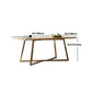 Modern Furniture Set 1/4/7 Pieces Rectangle Table Set with Solid Wood Dining Chairs