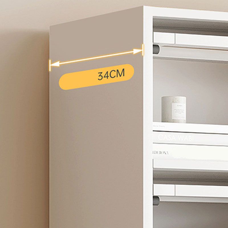 モダンなエンジニアリングウッドシェルフ本棚の床は、ドア付きのホームブックシェルフを閉めた