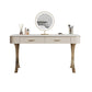 Glam Makeup Vanity Desk Table Stone Top Dressing Table with Drawer