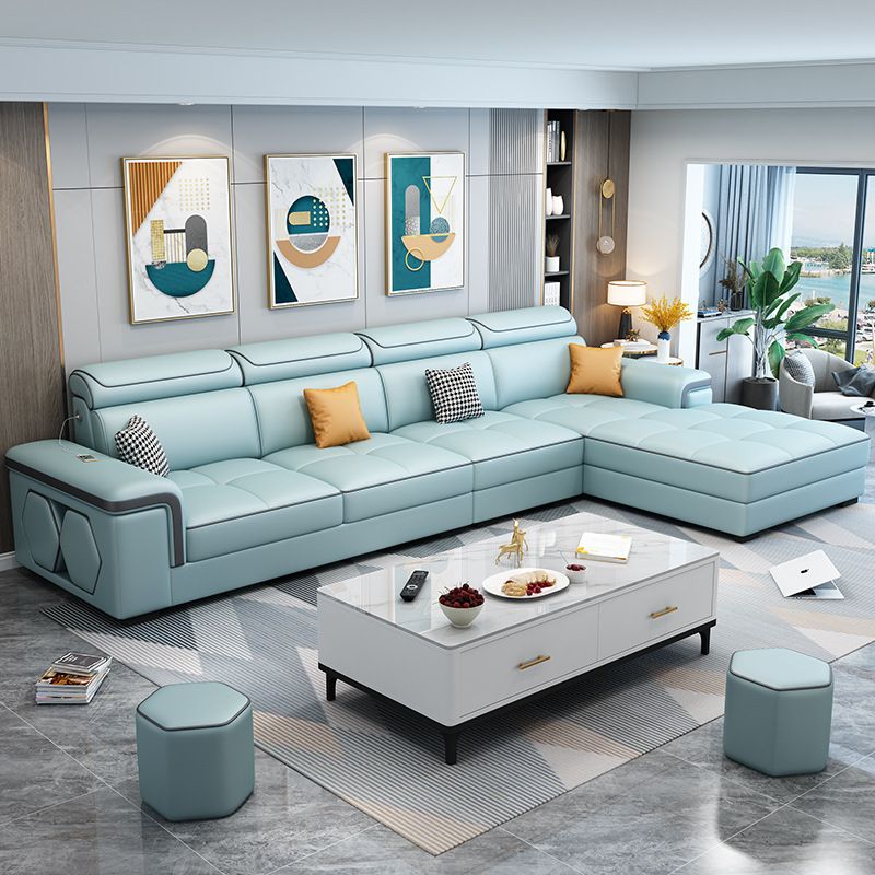 Modern 70"D L-shape Sectional Right Facing Sofa with Reversible Chaise for Living Room Clearhalo 'Furniture' 'furniture_sectionals' 'kitchen' 'kitchen_sectionals' 'Living Room Furniture' 'Sectionals' 1200x1200_115f6eb4-3239-4298-adbf-93171a52842c