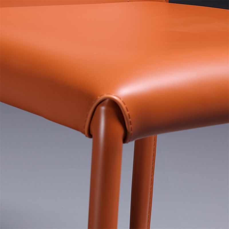 Contemporary Side Chair Wingback Metal Dining Chair for Indoor Clearhalo 'Dining Chairs' 'Dining Tables & Seating' 'dining_chair' 'furn' 'furn_dining_chair' 'Furniture' 'Kitchen & Dining Furniture' 1200x1200_115fa754-c422-4161-bfa9-5767beb76352