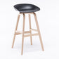 Contemporary Solid Wood Plastic Barstool Indoor Bar Stool with Low Back Clearhalo 'Bar Furniture' 'Bar Stools' 'bar_stools' 'furn' 'furn_bar_stools' 'furniture_bar_stools' 'Kitchen & Dining Furniture' 'kitchen&dining_furn' 'kitchen' 'kitchen_furn' Furniture' 1200x1200_1160b74c-9ccd-4627-b024-ed81f9fb3cd9