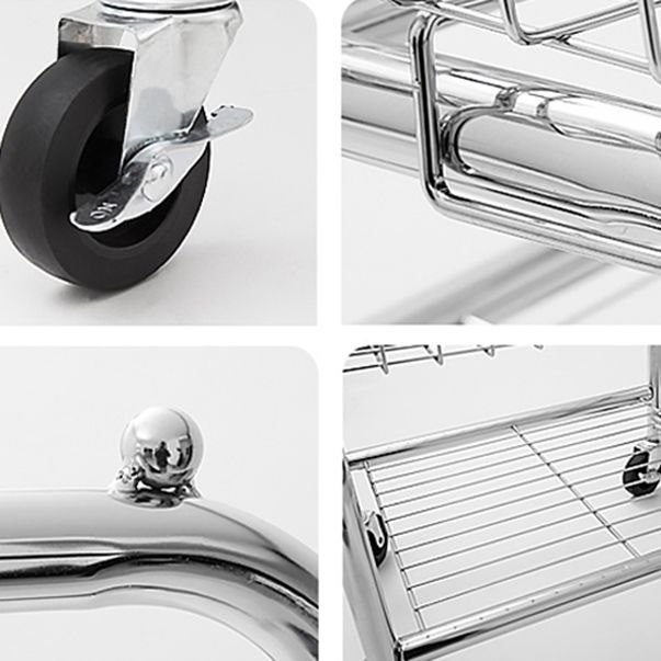 Kleiderschrank im zeitgenössischen Stil offener Kleiderschrank mit Rädern für Zuhause