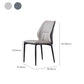 Industrial Dining Room Side Chair Metal Legs Wingback Chairs