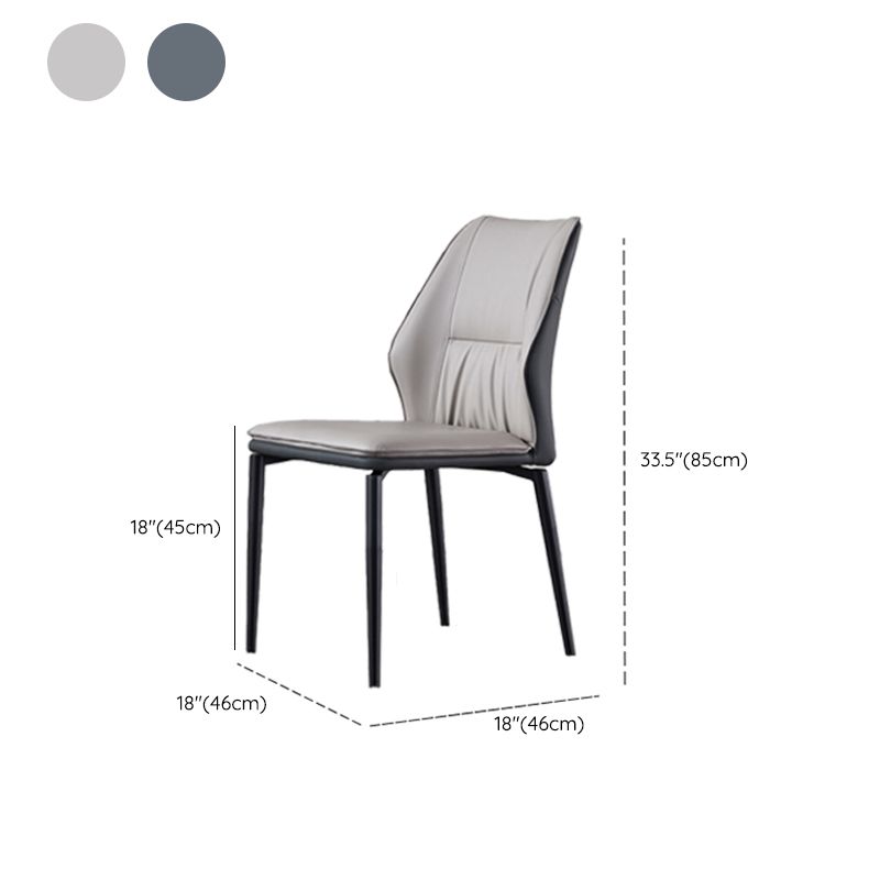 Industrial Dining Room Side Chair Metal Legs Wingback Chairs Clearhalo 'Dining Chairs' 'Dining Tables & Seating' 'dining_chair' 'furn' 'furn_dining_chair' 'Furniture' 'Kitchen & Dining Furniture' 1200x1200_1162cd18-07a4-4929-9b90-1466a057d291