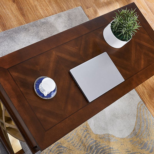 Glam Natural Rectangular Writing Desk Home Office Desk with Metal Legs Clearhalo 'furn' 'furn_office_desk' 'Furniture' 'Office Desks' 'Office Furniture' 'office_desk' 1200x1200_1163432d-2ee4-45c5-b94a-42d0beec1a9a