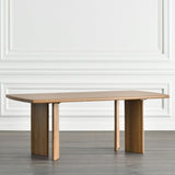 Rectangle Modern Dining Table Solid Wood Fixed Table with 4 Legs Clearhalo ' dining_table' 'Dining Tables & Seating' 'Dining Tables' 'Furniture' 'furniture_dining_table' 'Kitchen & Dining Furniture' 'kitchen&dining_furn' 'kitchen' 'kitchen_dining_table' 1200x1200_11647ace-2542-4844-b052-3fbc30afc024