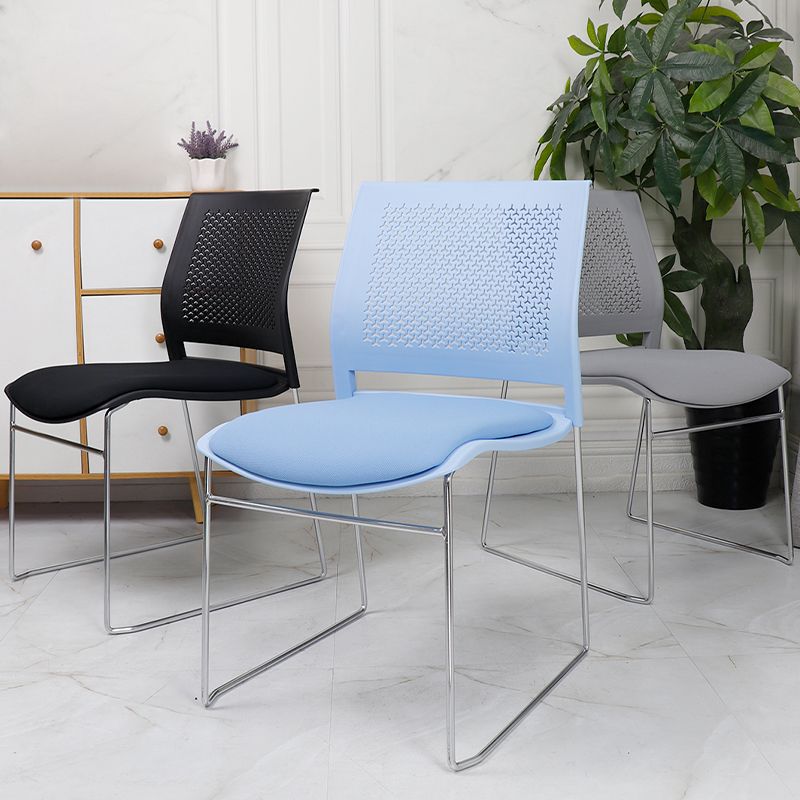 Contemporary Ergonomic Conference Chair Metal Office Chair without Arm Clearhalo 'furn' 'furn_office_chair' 'Furniture' 'Office Chairs' 'Office Furniture' 'office_chair' 1200x1200_1166b3b1-083e-4345-8557-117ea4d782f0
