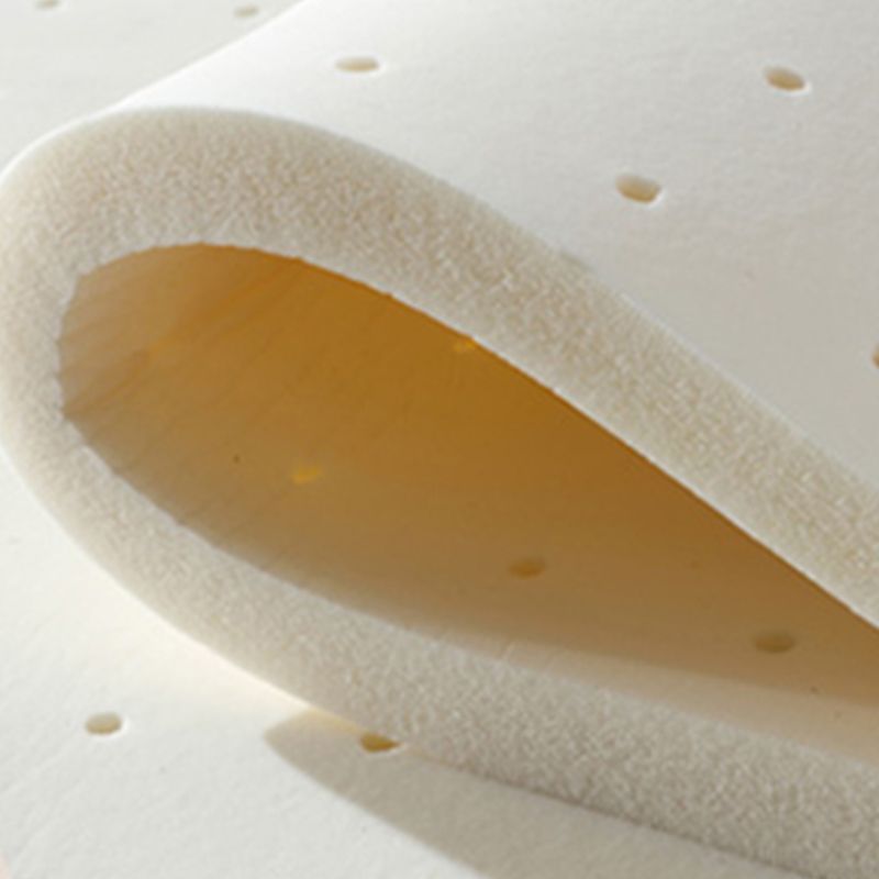 Modern Style Blocks Sofa White Wool Square Arm Seating - 25.6" H