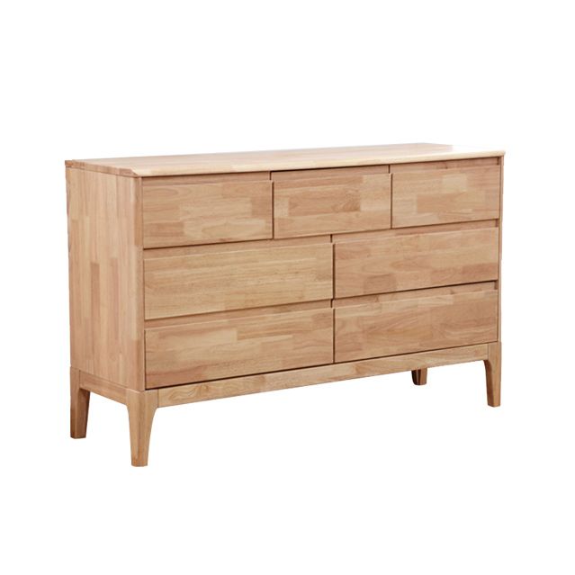 Coffre d'accentuation moderne avec des jambes et des tiroirs naturels