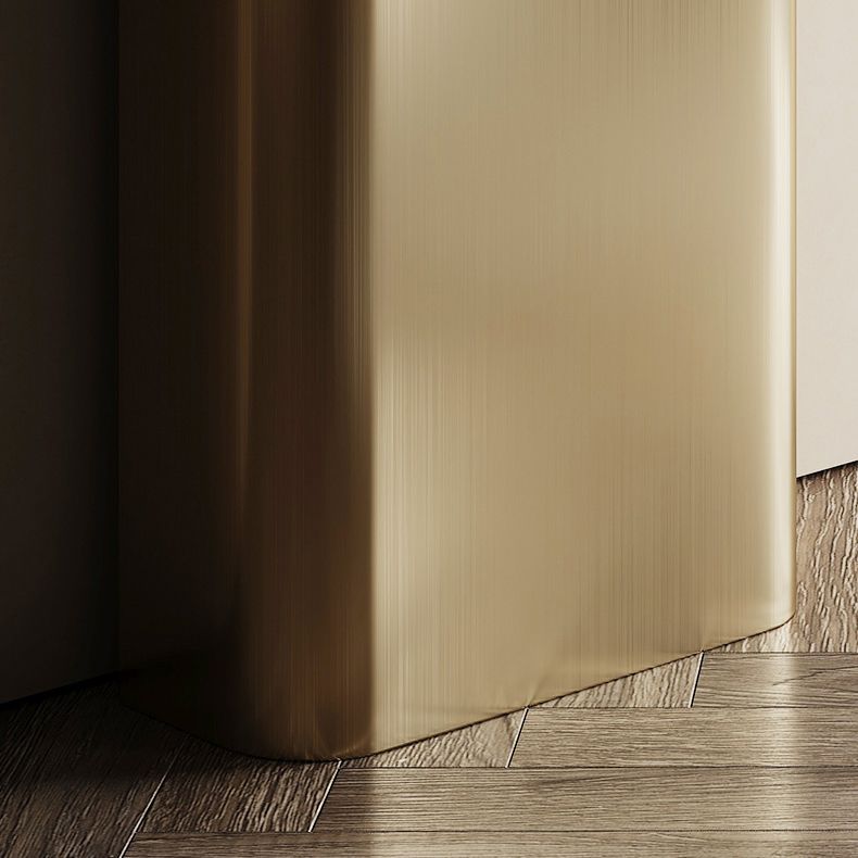 Glam Metal Console Accent Table Golden Console Sofa Table for Hall