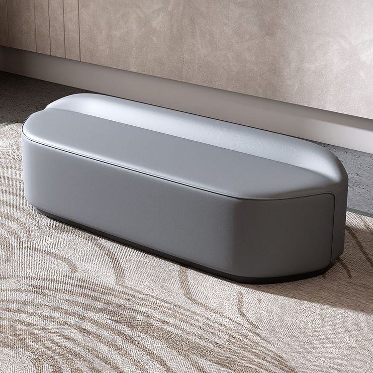 Contemporary Birch Frame Bench 20"H Faux Leather Bedroom Seating Bench Clearhalo 'Benches' 'Chairs & Seating' 'furn' 'furn_benches' 'Furniture' 'Living Room Furniture' 1200x1200_116fe38f-84bb-417e-a2c5-ee15a56a2cb2