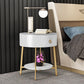Metal Bedside Gabinet Beard Stant Accent Table Nightsand con piernas