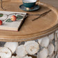 Drum Shaped Coffee Table French Country Distressed Wood Cocktail Table Clearhalo 'Coffee & Accent Tables' 'Coffee Tables' 'coffee_tables' 'furn' 'furn_coffee_tables' 'Furniture' 'Living Room Furniture' 1200x1200_1174e27c-ef83-49cf-bcb2-7a23f64b8fc2