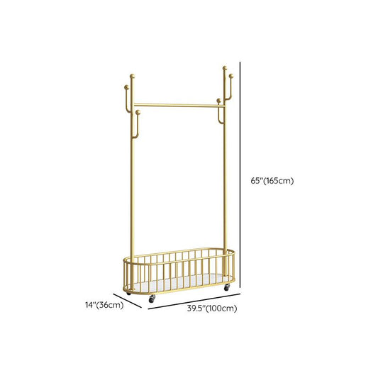 Moderner Kleiderbügel freistehender metallischer Kleidungsständer für Wohnzimmer