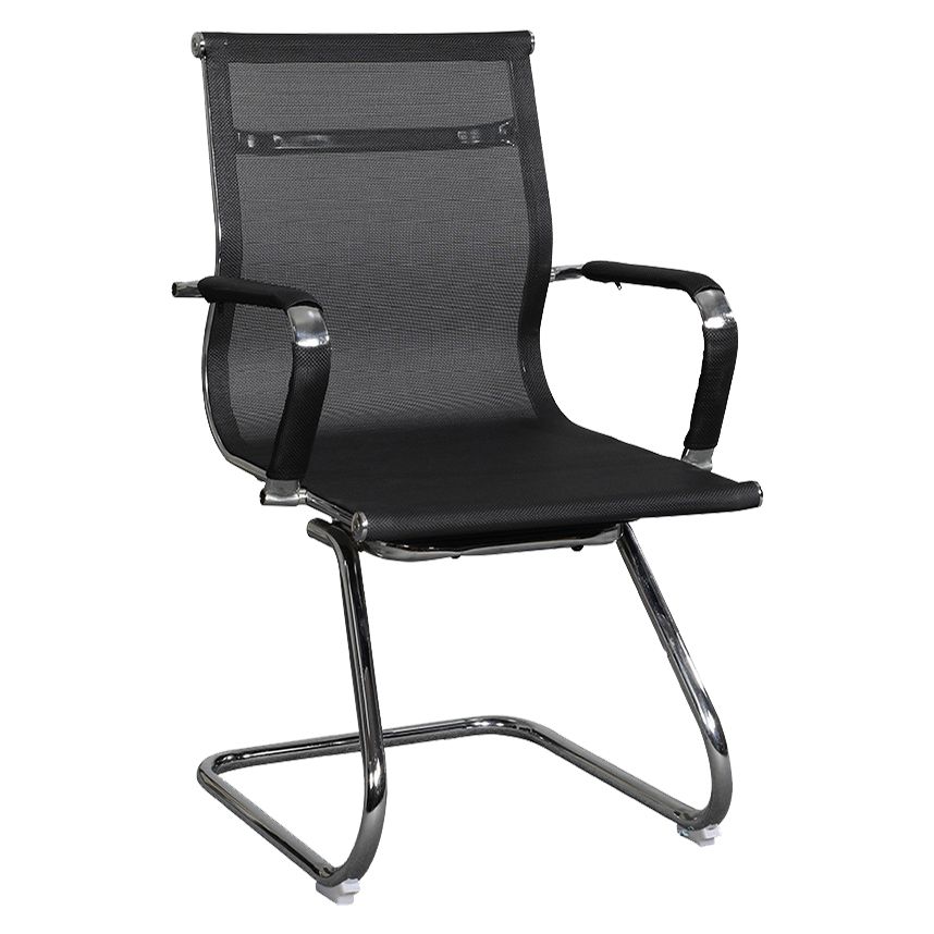 Modern Black Desk Chair with Breathable AirGrid Seat and Back Side Chair Clearhalo 'furn' 'furn_office_chair' 'Furniture' 'Office Chairs' 'Office Furniture' 'office_chair' 1200x1200_1175601e-9789-4dd4-a156-13c1da4f8bb7