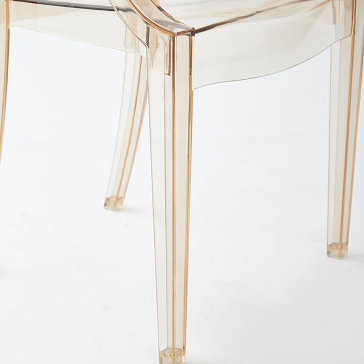 Contemporary Plastic Dining Chair Open Back Side Chair with 4 Legs for Home Use Clearhalo ' kitchen&dining_furn' 'Dining Chairs' 'Dining Tables & Seating' 'dining_chair' 'furn' 'furn_dining_chair' 'Furniture' 'furniture_dining_chair' 'Kitchen & Dining Furniture' 'kitchen' 1200x1200_1176c63c-7941-46f7-a472-402716191059