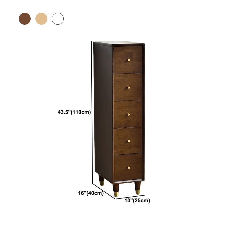 Moderner Holzschrank quadratische Straße Beine Seitenschrank mit Schublade