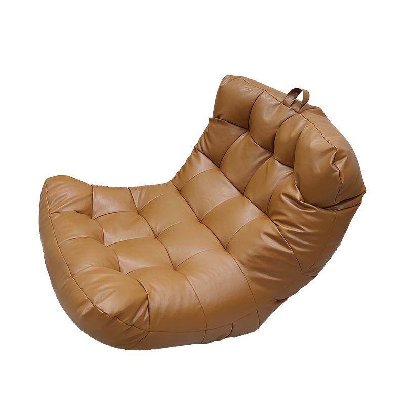 Sedia di divano singolo in stile scandinavo PU PETTA SENZA ARMS STRANDA