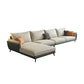 34.64 "H kussen bovenste arm sectionele faux lederen l-vorm sectioneel