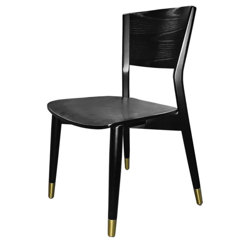 Contemporary Wood Dining Chair Open Back Dining Side Furniture in Matte Finish for Indoor Clearhalo 'Dining Chairs' 'Dining Tables & Seating' 'dining_chair' 'furn' 'furn_dining_chair' 'Furniture' 'Kitchen & Dining Furniture' 1200x1200_117aba80-76ad-4492-a5d5-aa97df887c86